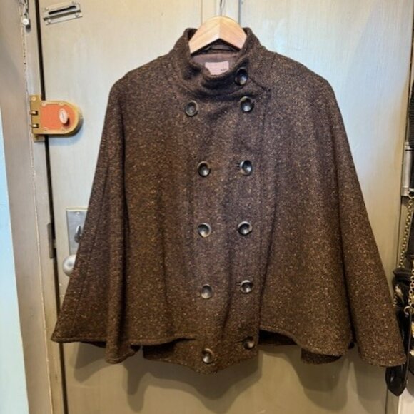 H&M Jackets & Blazers - Retro Tweed Double Breasted Cape